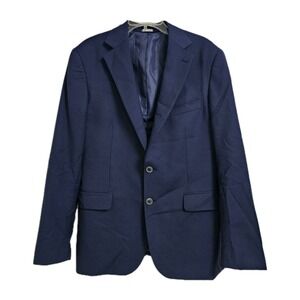 Joseph Abboud Blazer Mens 42R Navy Blue Heritage Angelico Wool Slim Fit Jacket